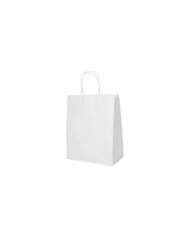 BOLSA BLANCA 32,5X22X10 MANILLA REFORZADA 400 UNIDADES