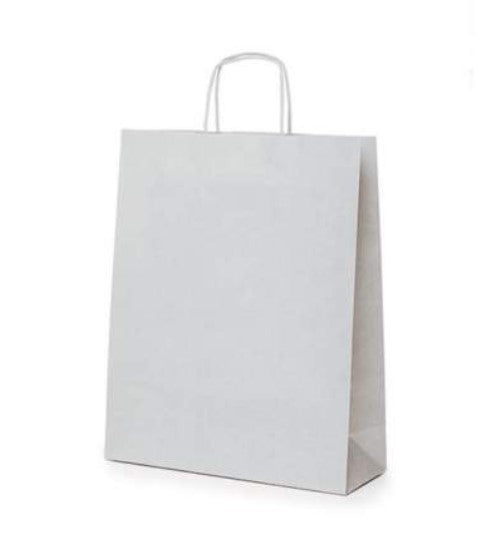 BOLSA BLANCA 45X34X13 MANILLA REFORZADA 200 UNIDADES