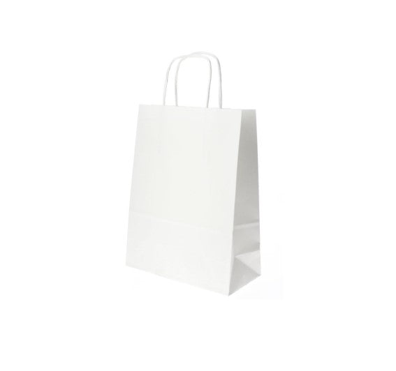 BOLSA BLANCA 41X30X12 MANILLA REFORZADA 200 UNIDADES