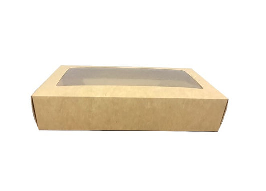 CAJA VENTANA 3 ROLLS (247) KRAFT 300 UNIDADES