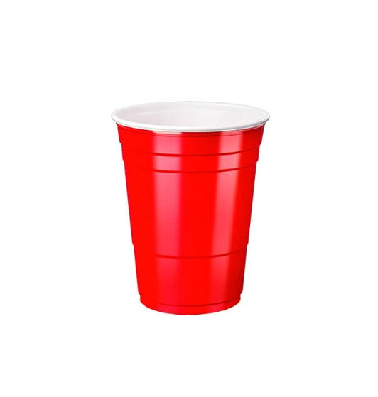 VASO 500CC ROJO PARTY 1000 UNIDADES